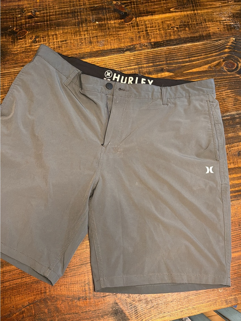 Hurley Men's Charcoal Gray Hybrid Shorts